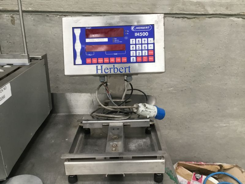 Herbert Weighing  Scale Frame at Food Machinery Auctions