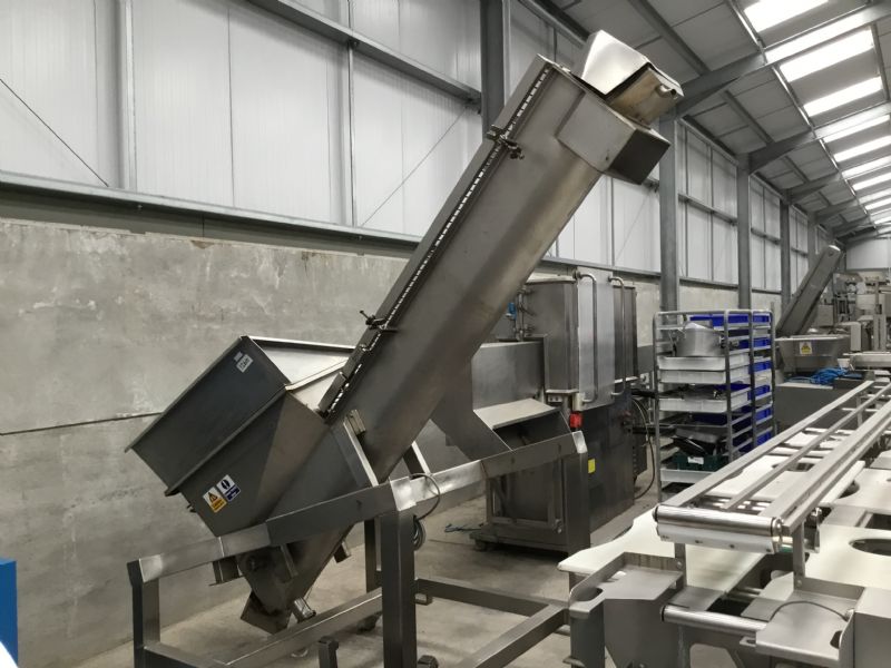 INCLINE PORTABLE SCREW CONVEYOR at Food Machinery Auctions