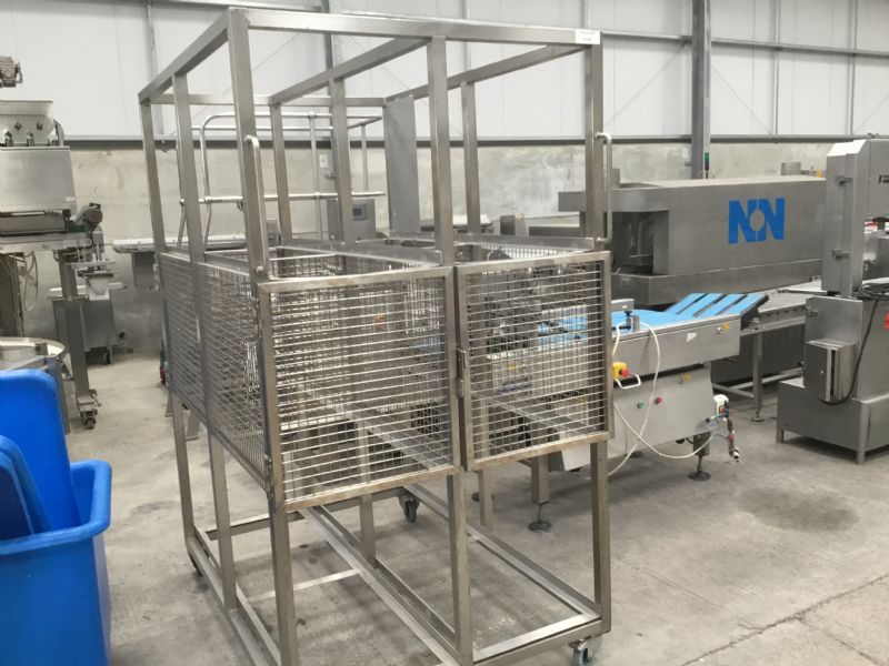 STAINLESS STEEL STORAGE CAGE at Food Machinery Auctions